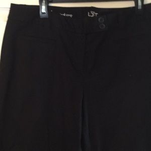 Ann Taylor Loft Black Cropped Pant